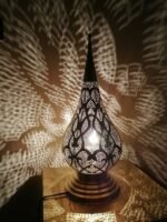 Moroccan Table lamp, Handmade copper brass lampshade, bedside sitting lamp, Moroccan desk lamp Moroccan Lantern, Marrakesh Table Brass Lamp, Moroccan Floor lamp
