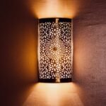 Set of 2 Moroccan sconce, exterior interior wall sconce, shade wall light, brass wall light, Moroccan wall lights