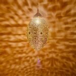 Moroccan lamp suspended in brass, copper ceiling light, bronze light, silver lamp, black chandelier, handmade lantern, pendant light