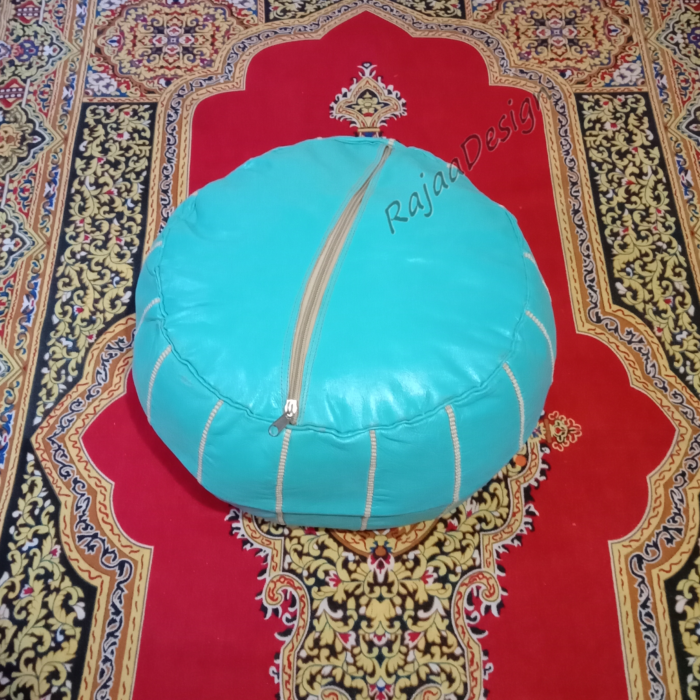 moroccan pouf Leather Ottoman Footstool Floor Cushion Ottoman Pouf Ottoman Footstools Moroccan Pouf Leather morocco Pouf