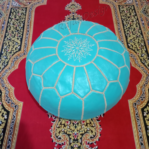 moroccan pouf Leather Ottoman Footstool Floor Cushion Ottoman Pouf Ottoman Footstools Moroccan Pouf Leather morocco Pouf Nice Home Gift