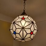 Milky glass light Pendant, Moroccan Lamp, Hanging glass Light, Moroccan lantern, glass Ceiling Light fixture,marrakesh Brass and Glass Light morocco