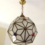 Milky glass light Moroccan Lamp, Hanging Light glass, Moroccan lantern, glass Ceiling Light fixtures, Brass and Glass Moroccan Light Pendant