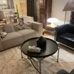 Nathalie Costum Handwoven White Berber Rug: Custom Moroccan Wool Carpet 244×275 cm