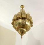 Moroccan Brass Pendant Light - Handmade Hanging Lantern Chandelier - Brass Hanging Light- Marrakesh Lighting Chandelier